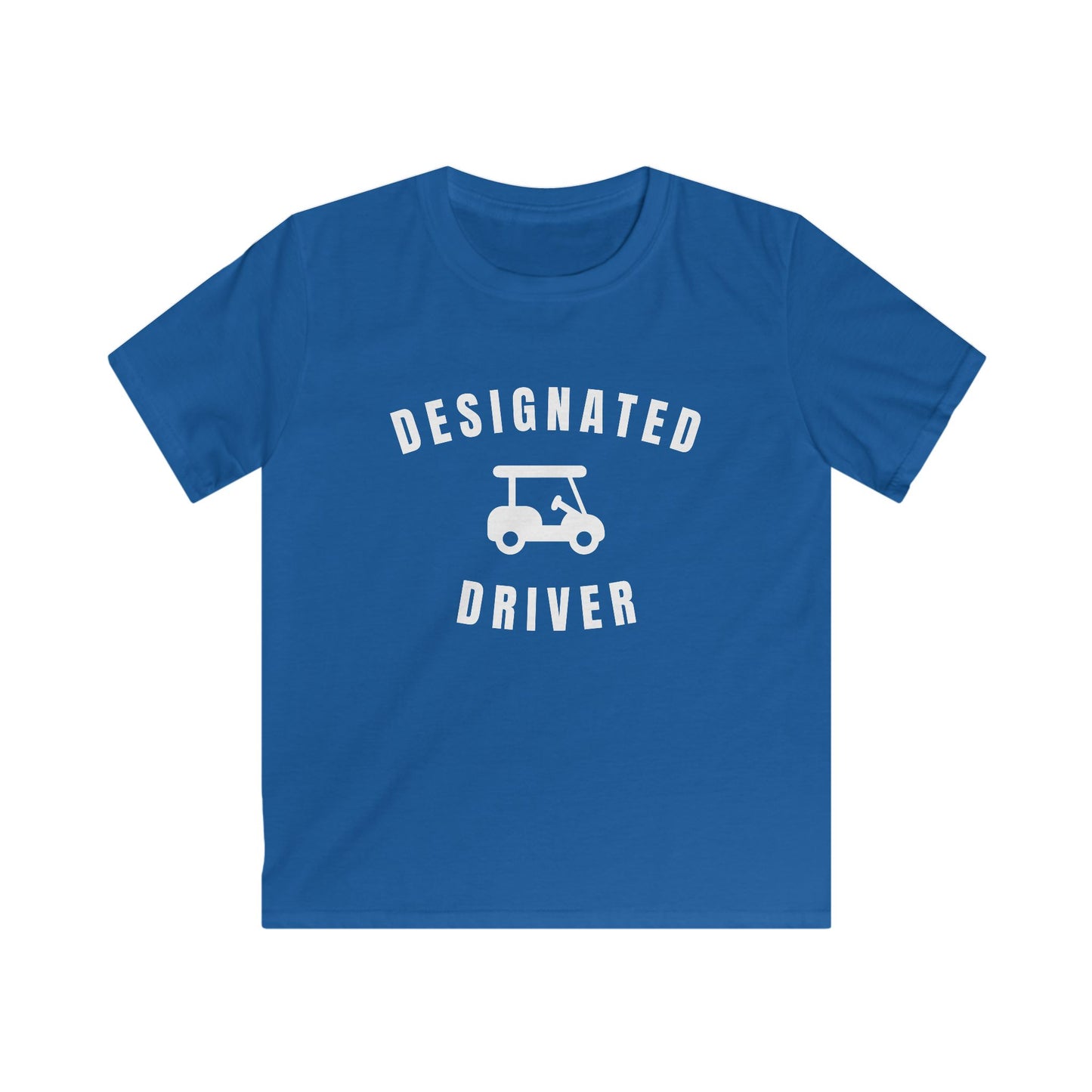 Designated Driver Kids Tee — Funny Golf Cart Shirt for Kids