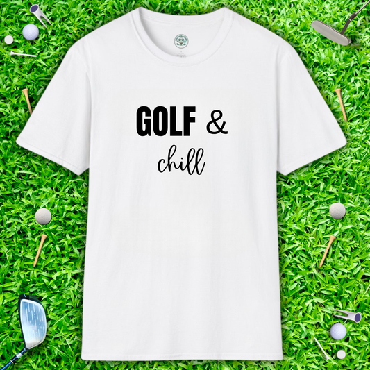 Golf & Chill T‑Shirt — Casual Golf Shirt for Men & Women