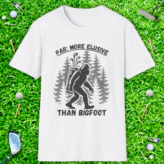 Par More Elusive Than Bigfoot Graphic Tee — Golf T-Shirt