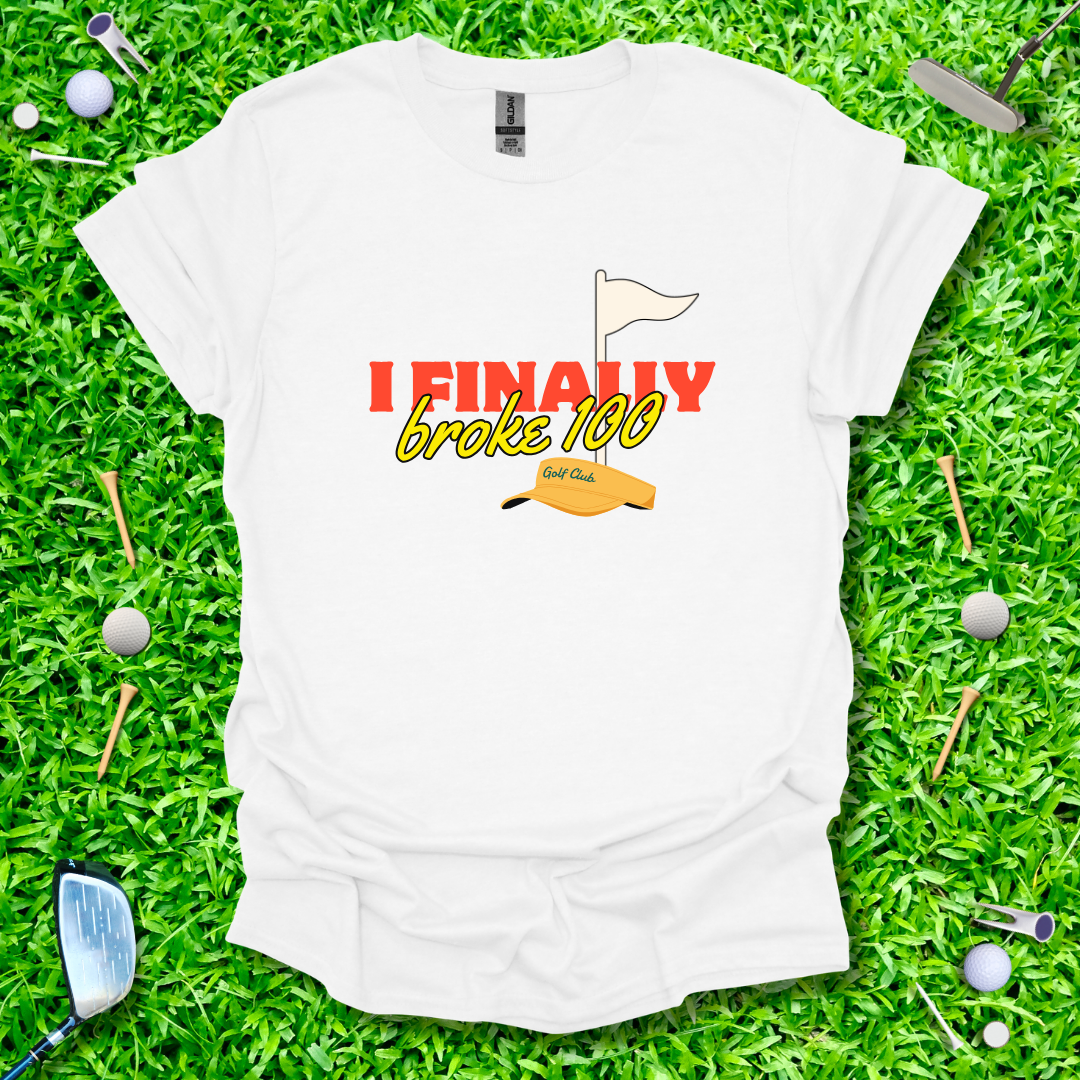 I Finally Broke 100 Retro T-Shirt