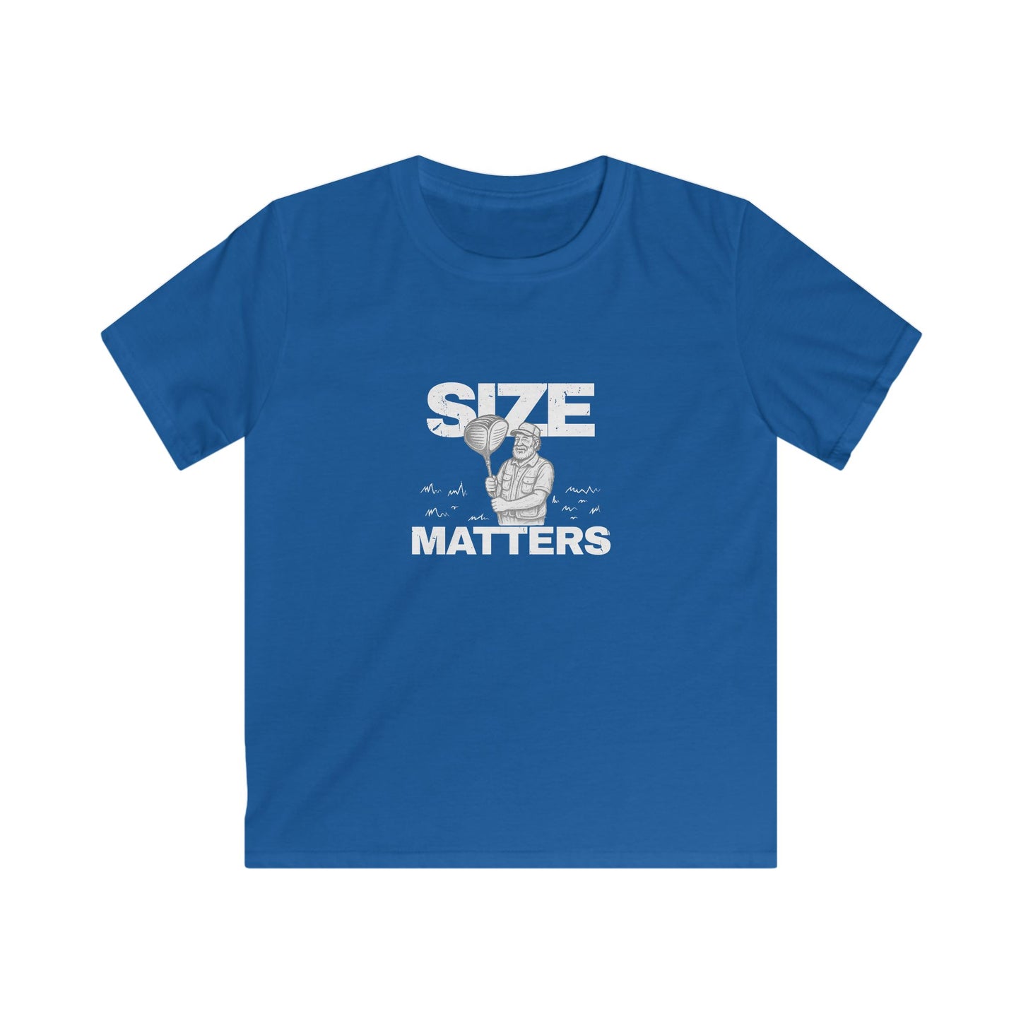 Size Matters Kids Tee — Golf Graphic Shirt