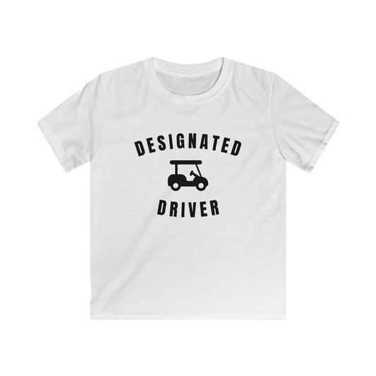 Designated Driver Kids Tee — Funny Golf Cart Shirt for Kids