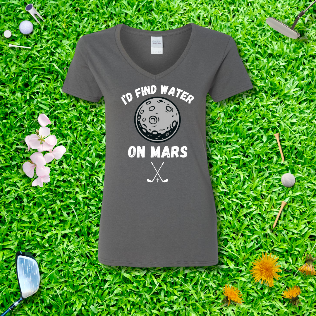 I'd Find Water On Mars V-Neck
