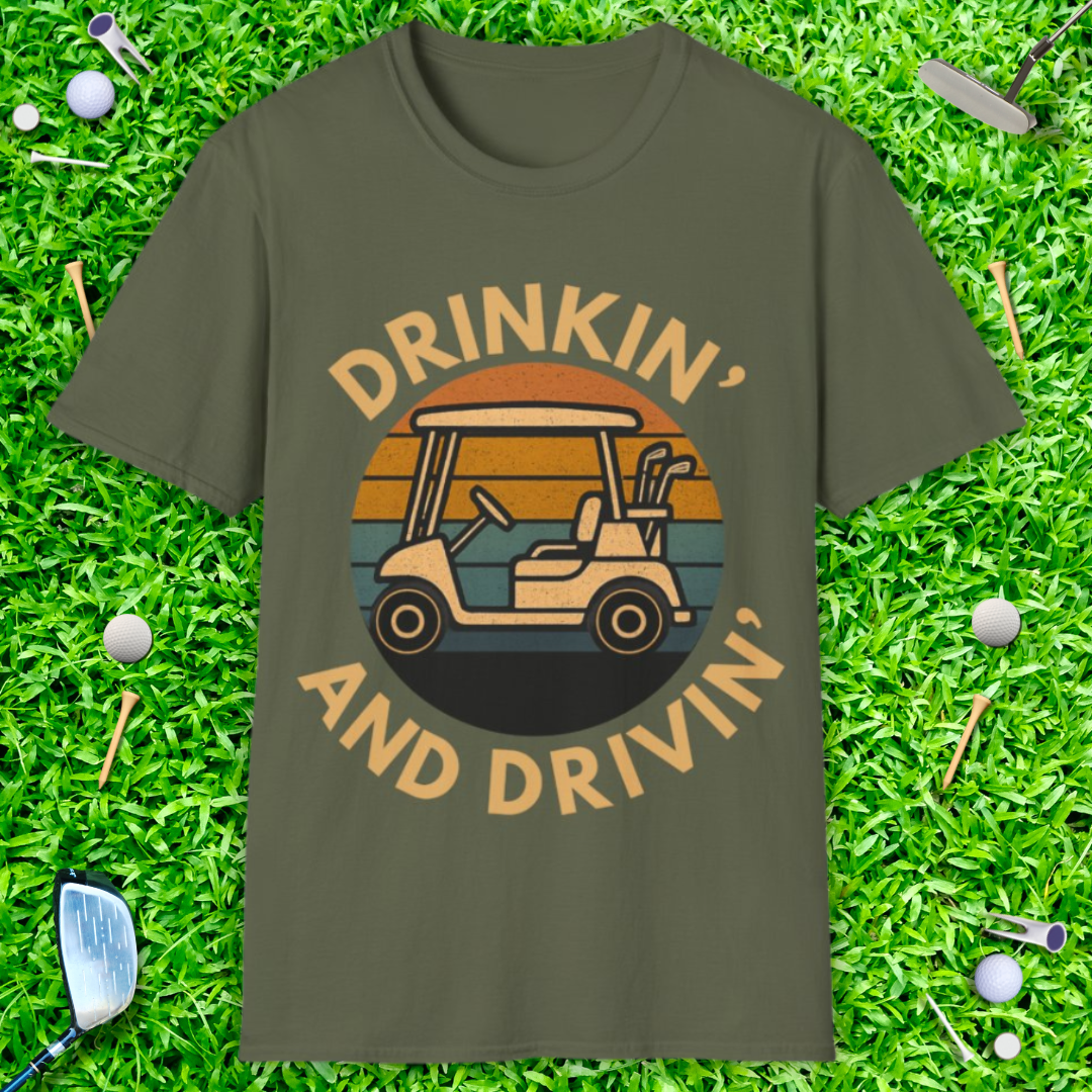 Drinkin' And Drivin' - Retro T-Shirt