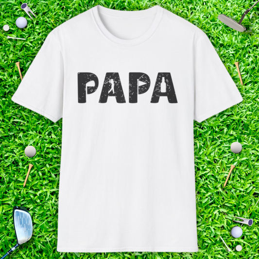 Papa T-Shirt – Vintage Distressed 'PAPA' Tee for Dads | Father's Day Gift
