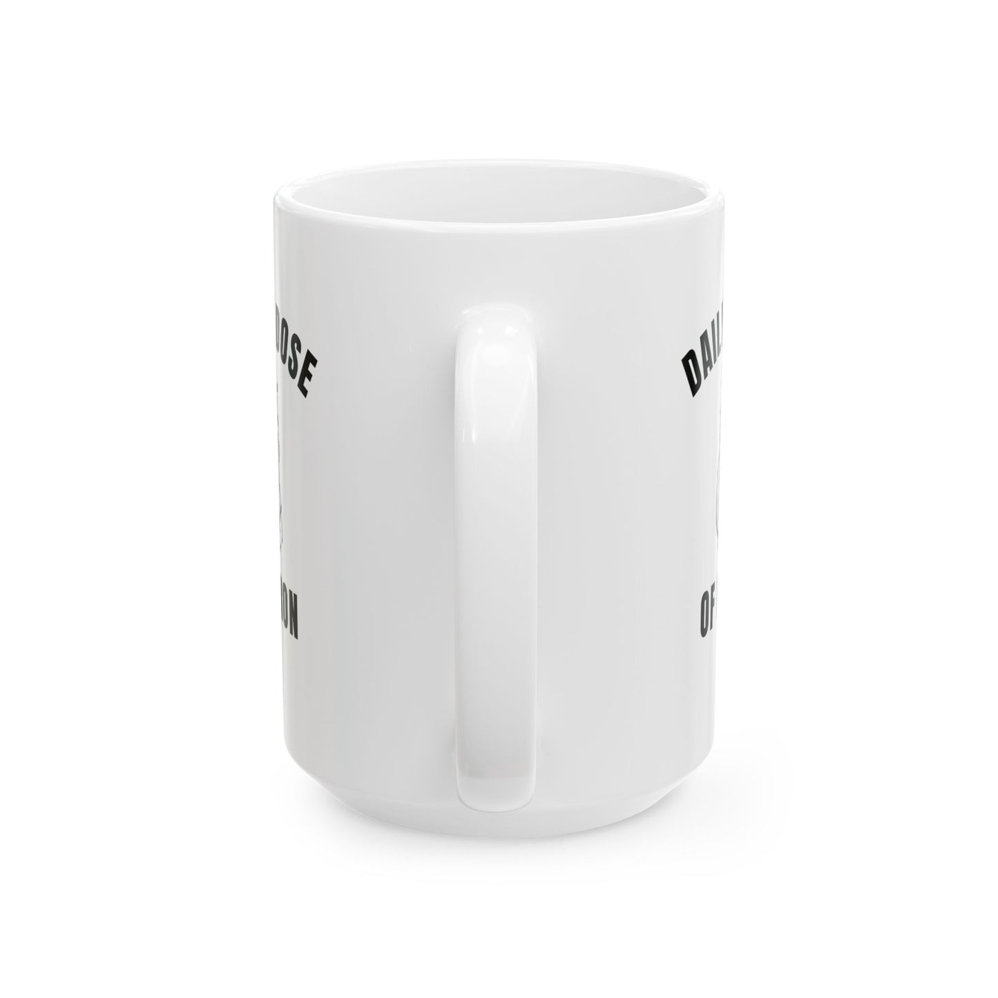 Daily Dose Of Iron - Funny Office Coffee Mug - Golf Ceramic Mug (15oz)