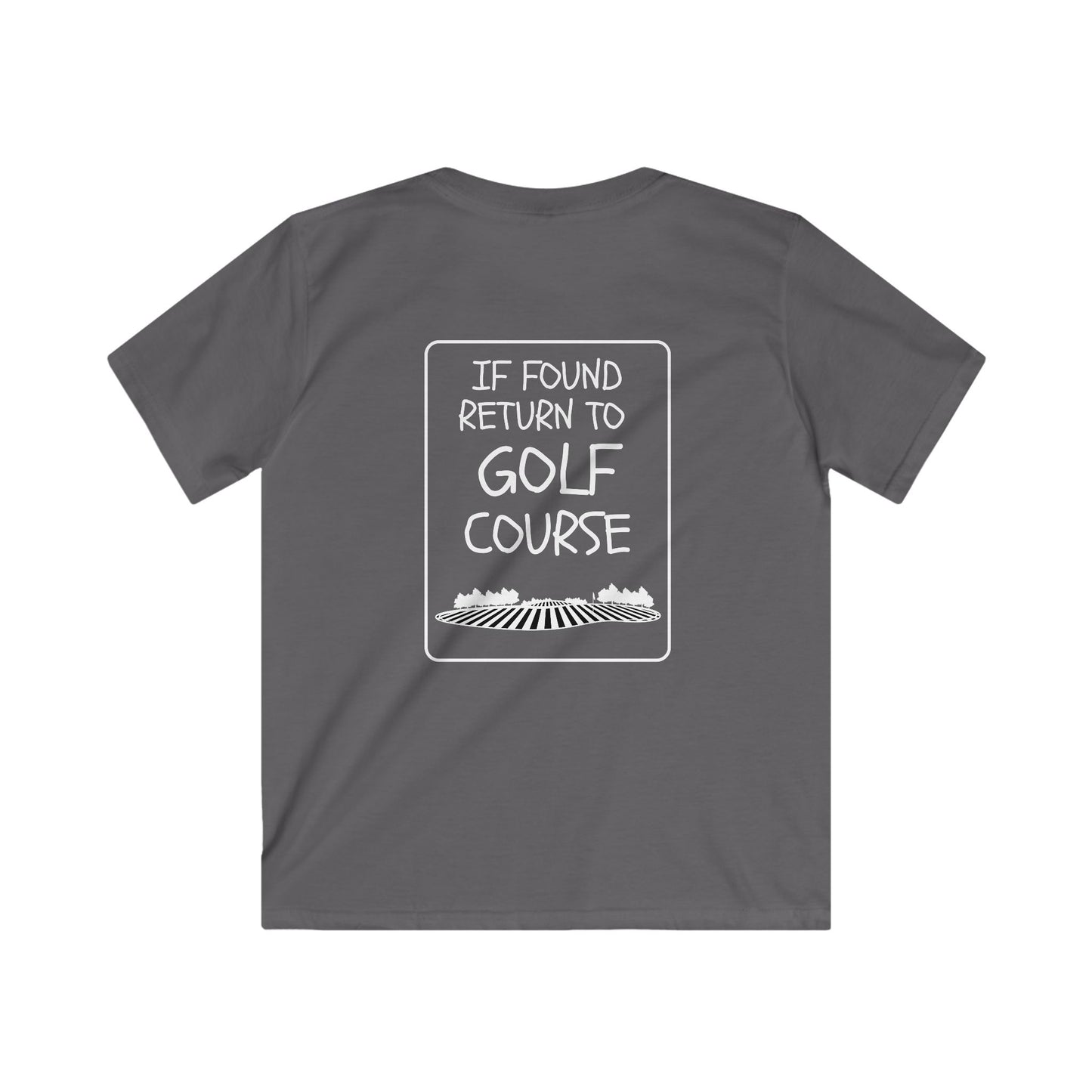 If Found Return to Golf Course Youth Tee — Kids Golf T‑Shirt