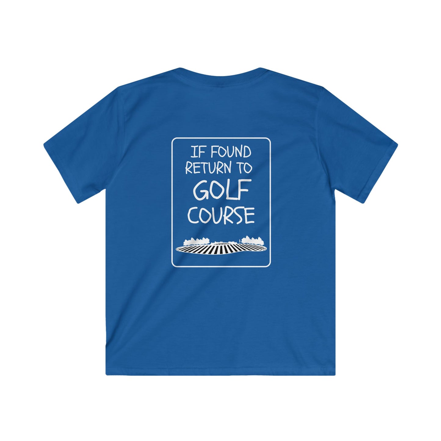 If Found Return to Golf Course Youth Tee — Kids Golf T‑Shirt