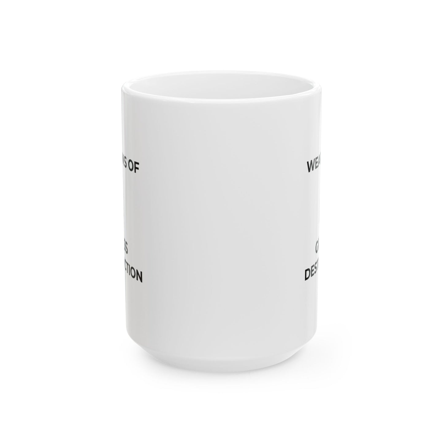 Weapons of Grass Destruction Mug — Funny Golf Coffee Cup (15oz)