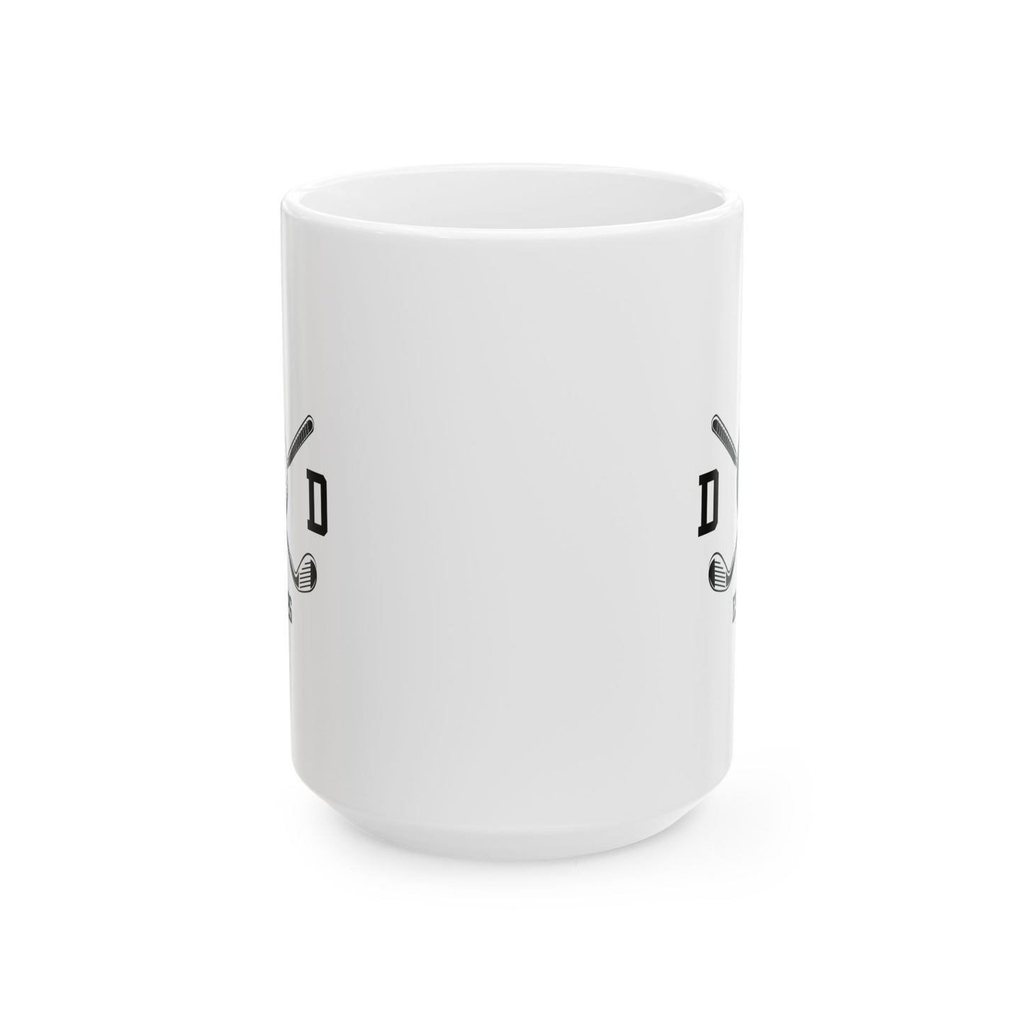 Dad Ceramic Mug — Golf Dad Coffee Cup (15oz)