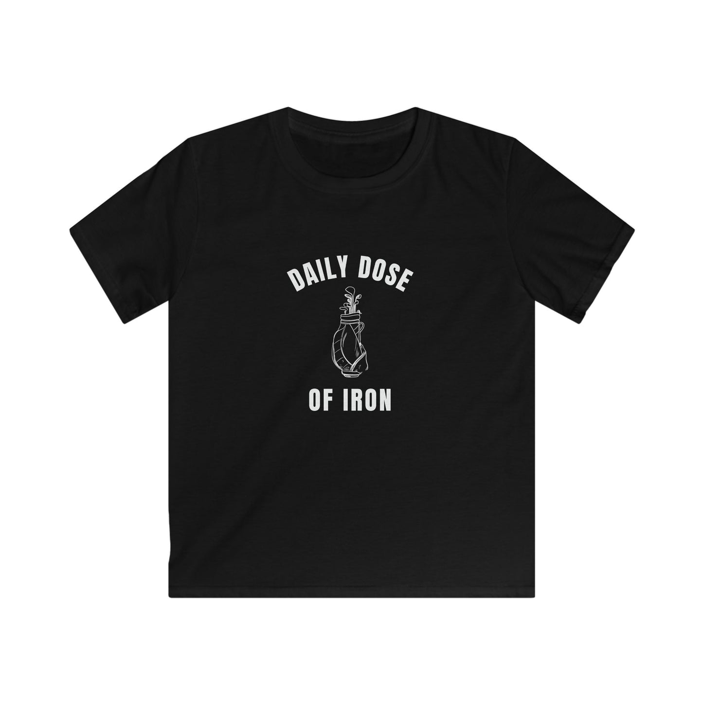 Daily Dose of Iron Kids Tee — Graphic Tee for Little Golf Lovers