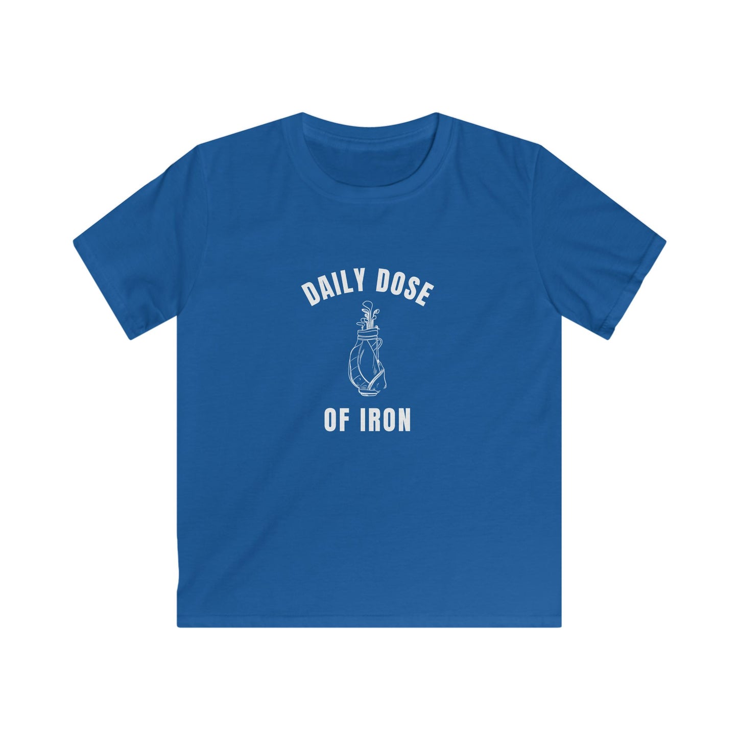 Daily Dose of Iron Kids Tee — Graphic Tee for Little Golf Lovers