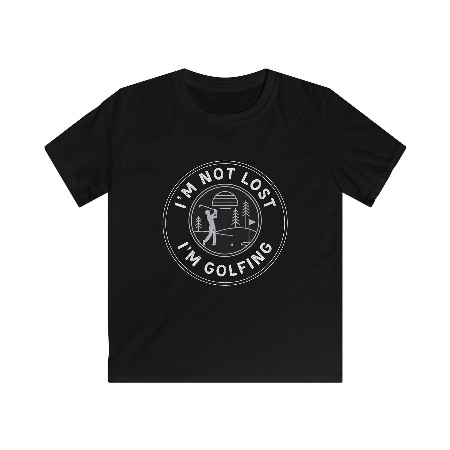I'm Not Lost, I'm Golfing Kids Tee — Golf Lover Shirt for Kids