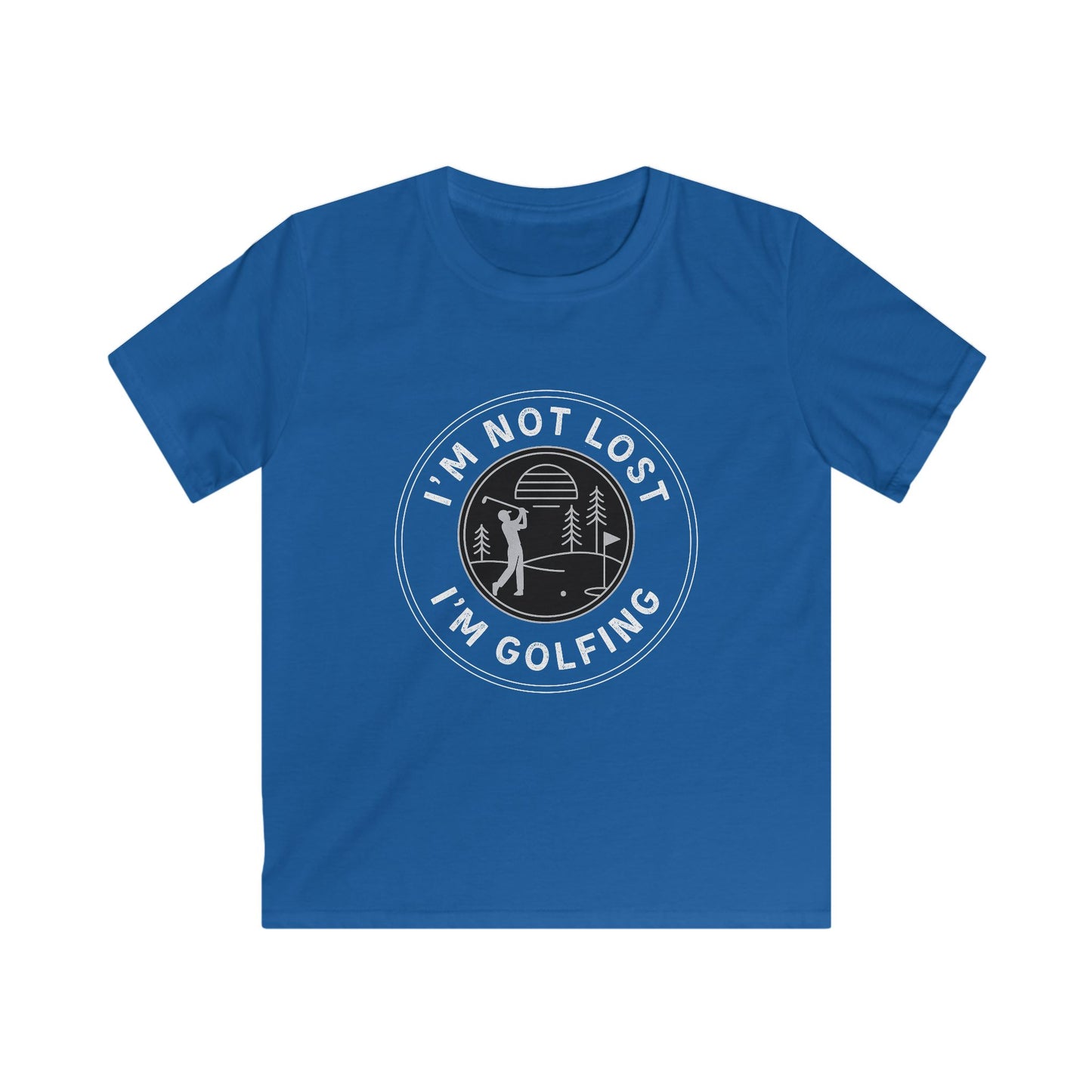 I'm Not Lost, I'm Golfing Kids Tee — Golf Lover Shirt for Kids