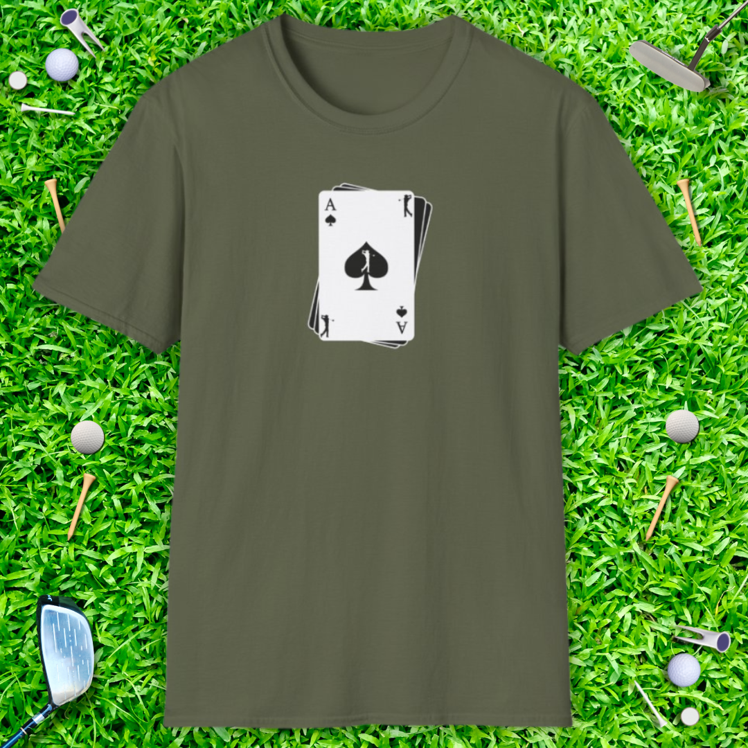 Ace Of Spades Golf T-Shirt