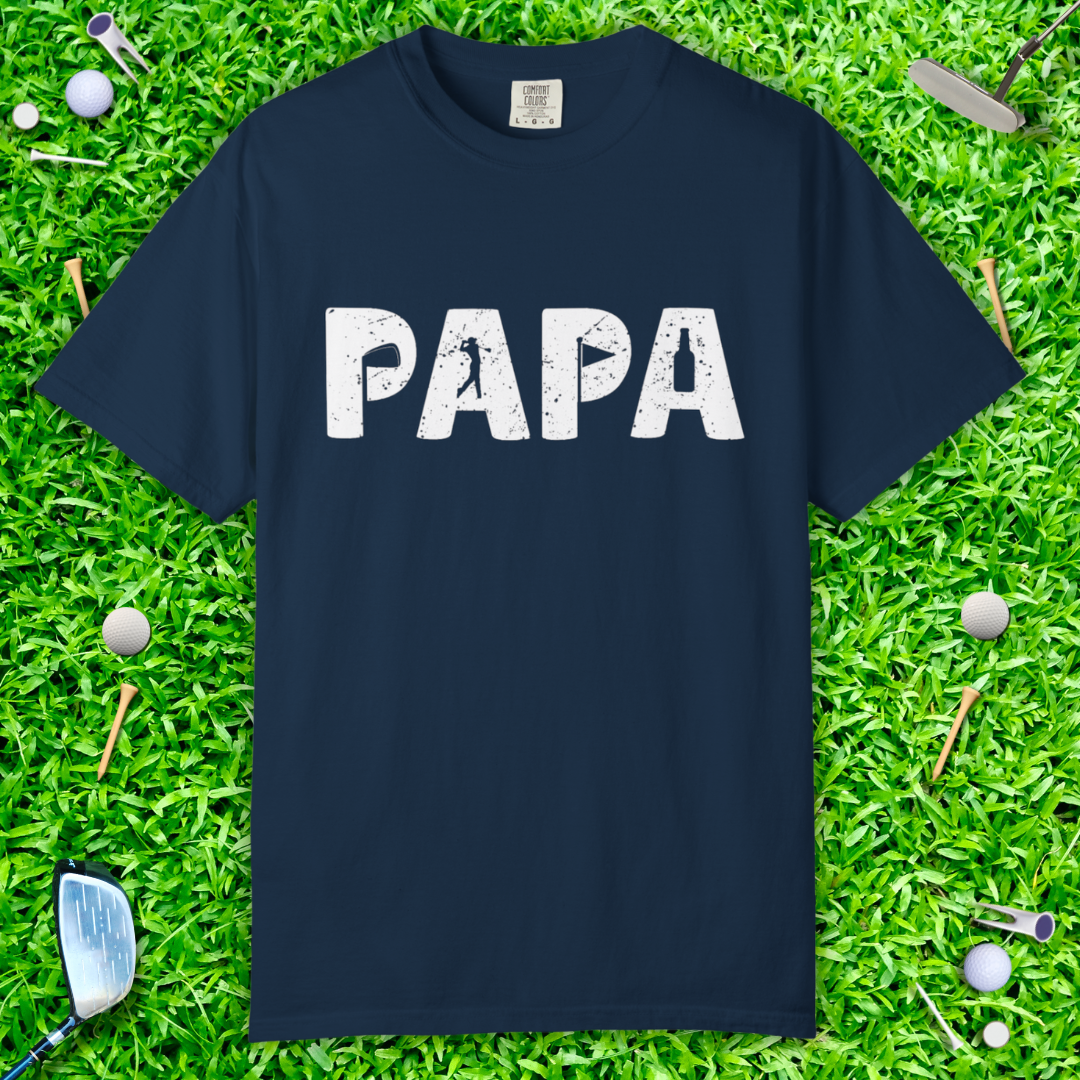 Papa T-Shirt – Vintage Distressed 'PAPA' Tee for Dads | Father's Day Gift