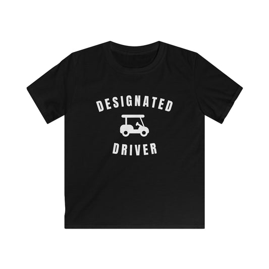 Designated Driver Kids Tee — Funny Golf Cart Shirt for Kids