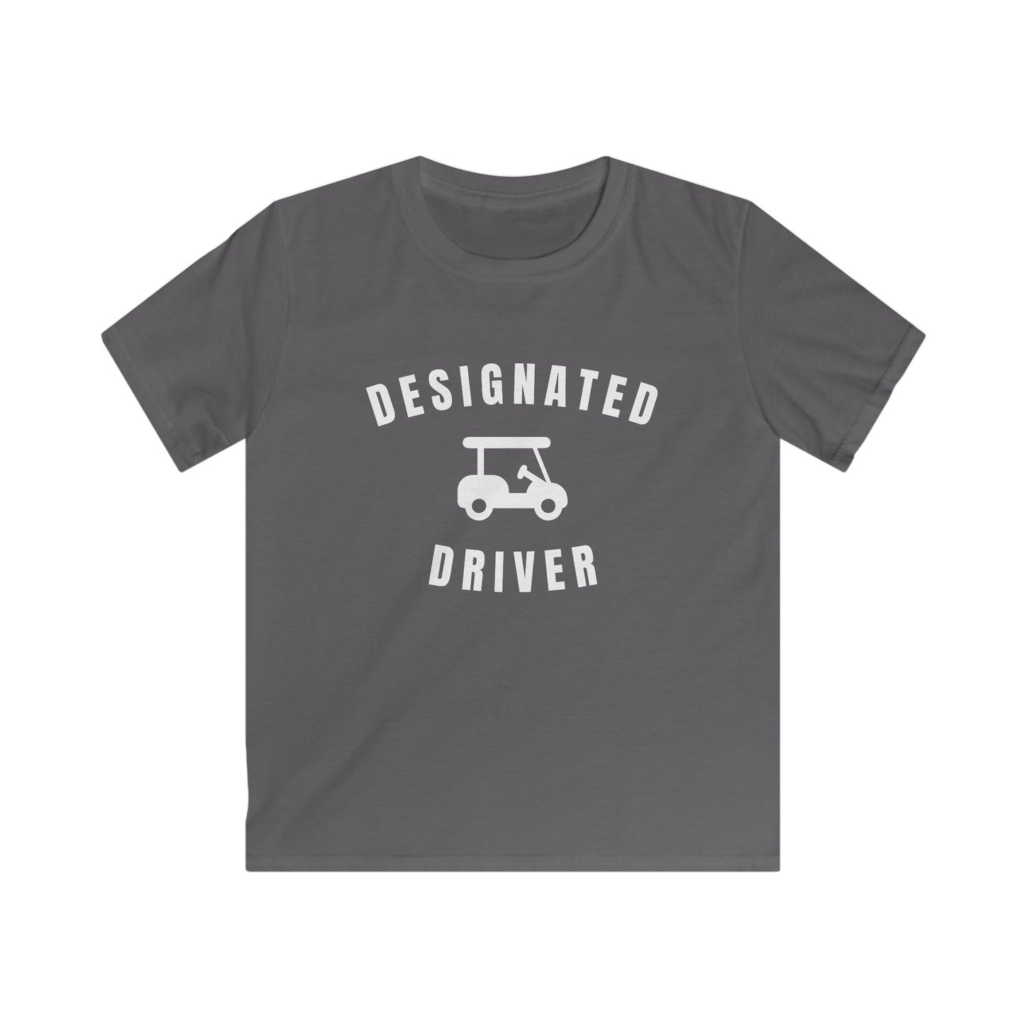 Designated Driver Kids Tee — Funny Golf Cart Shirt for Kids