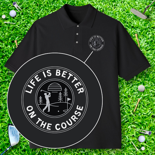 Life Is Better On The Course Polo