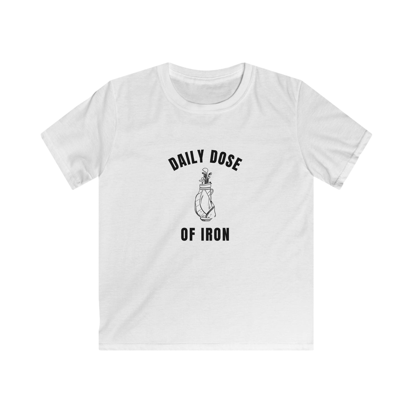 Daily Dose of Iron Kids Tee — Graphic Tee for Little Golf Lovers