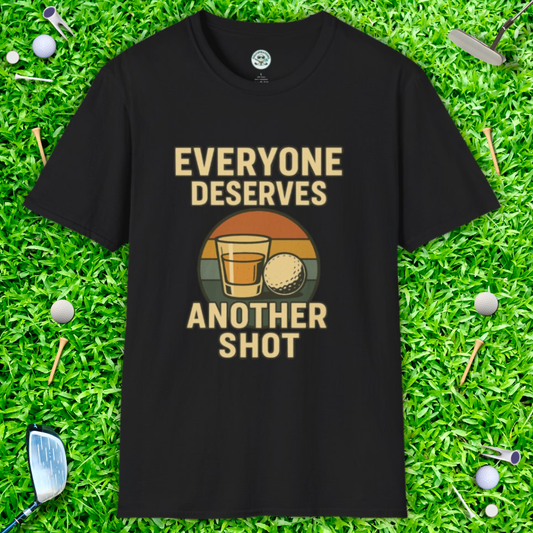 Everyone Deserves Another Shot T-Shirt — Retro Shot Glass Graphic Tee
