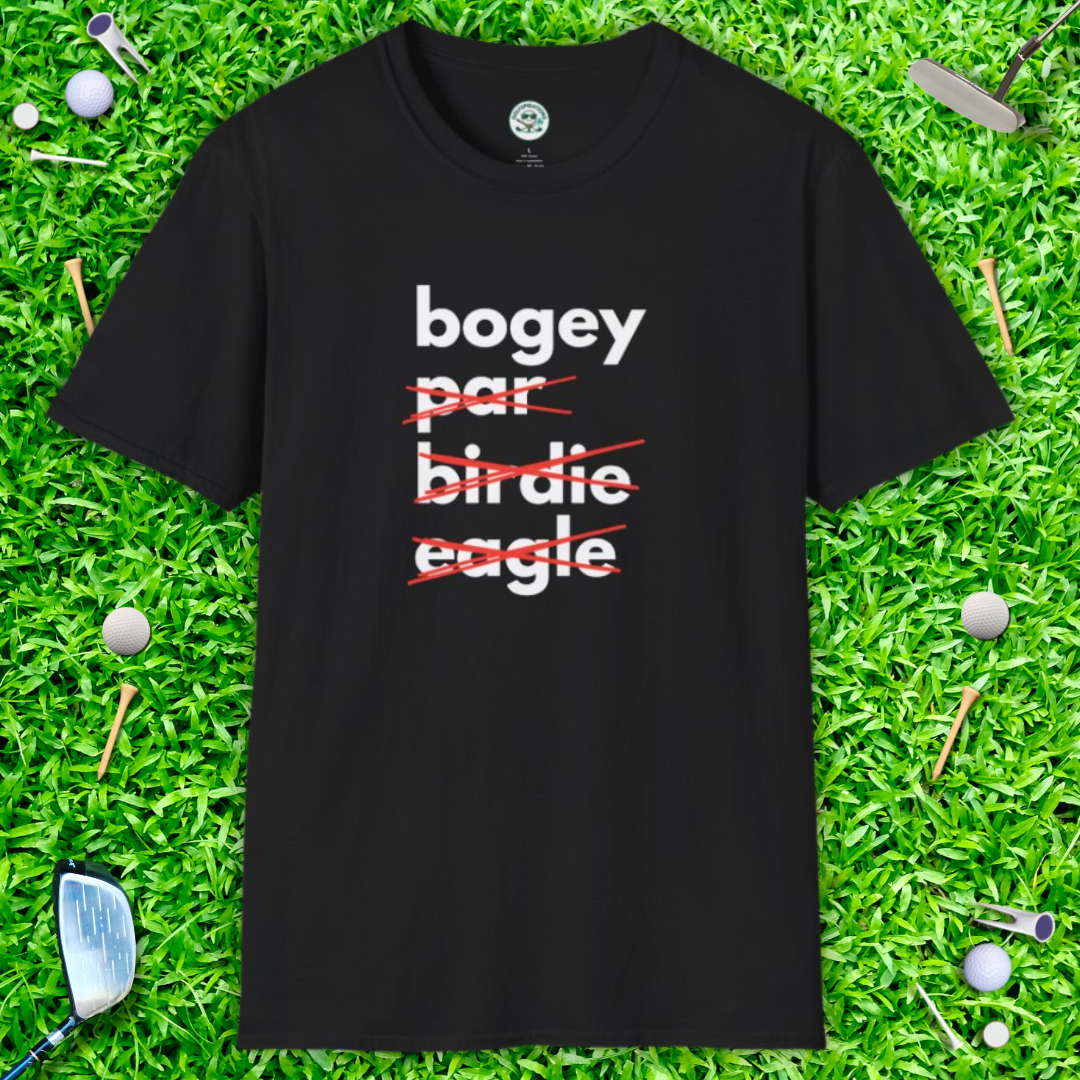 Bogey Par Birdie Eagle T-Shirt — Golf Design