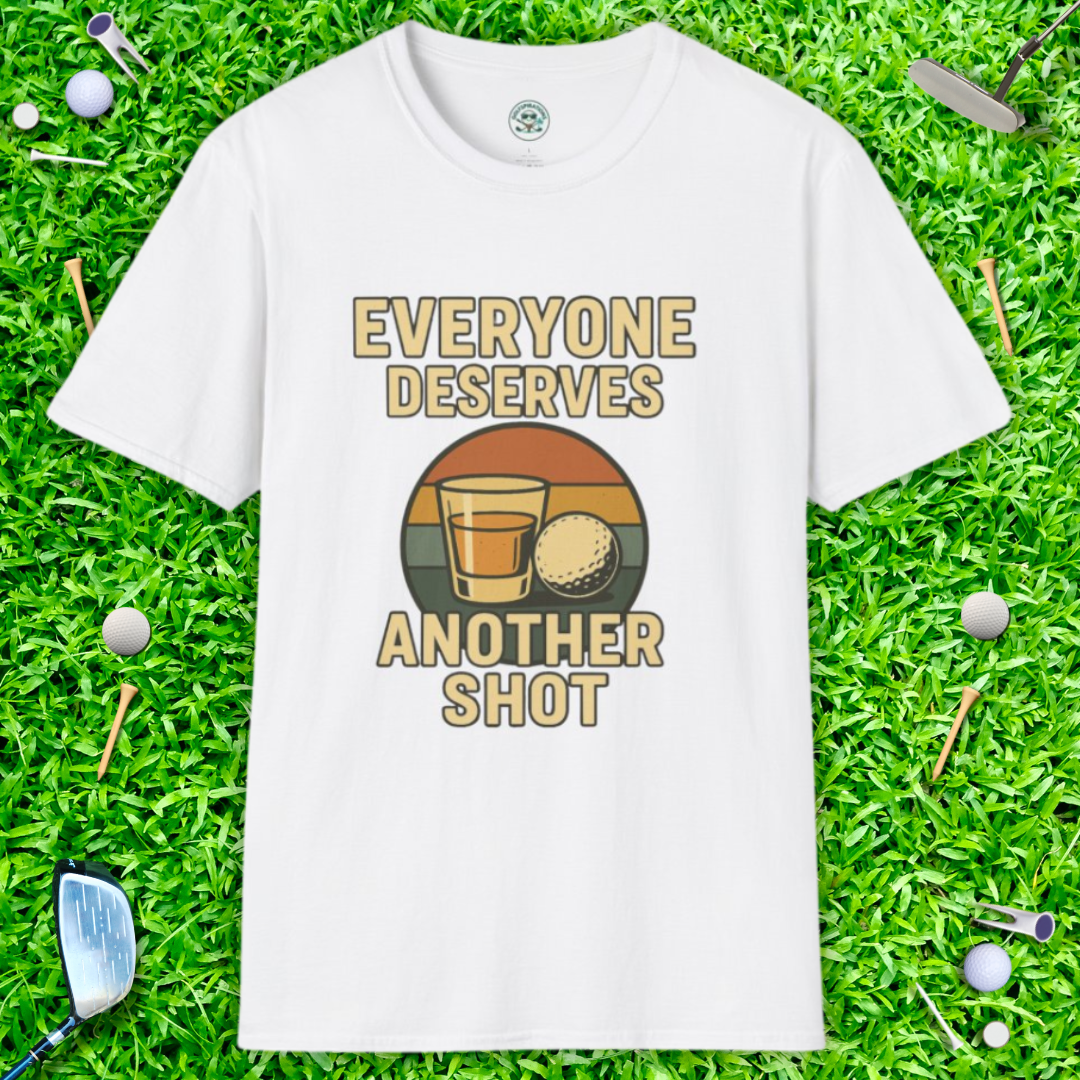 Everyone Deserves Another Shot T-Shirt — Retro Shot Glass Graphic Tee