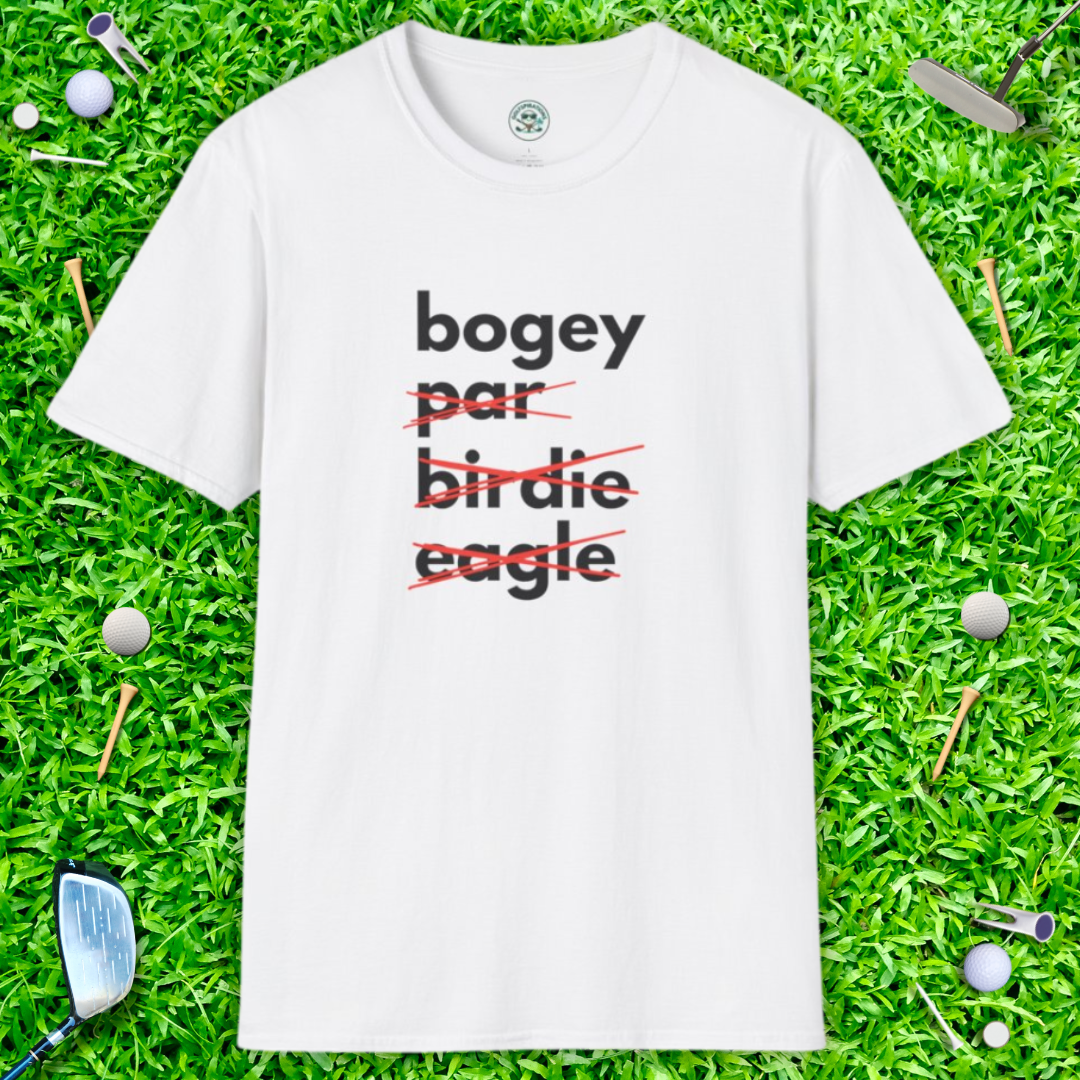 Bogey Par Birdie Eagle T-Shirt — Golf Design