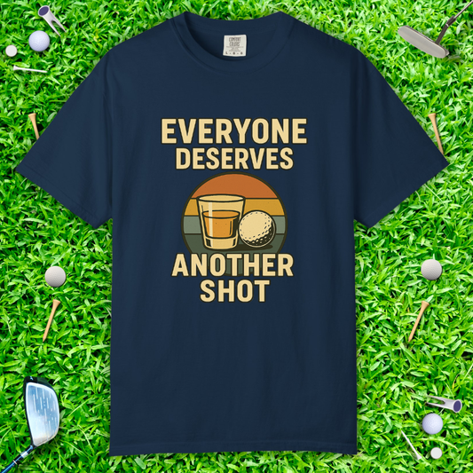 Everyone Deserves Another Shot T-Shirt — Retro Shot Glass Graphic Tee