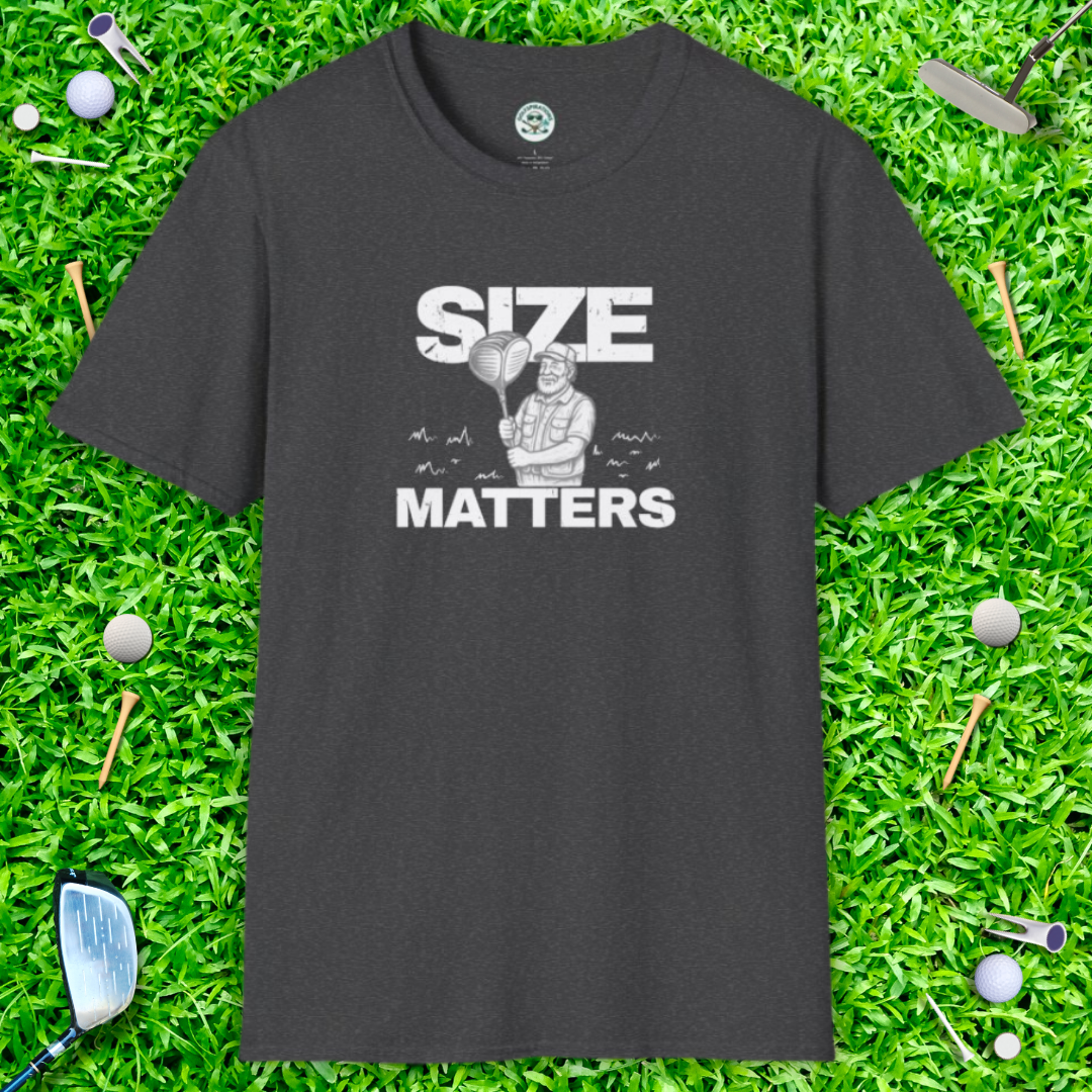 Size Matters T-Shirt — Funny Retro Strongman Graphic Tee