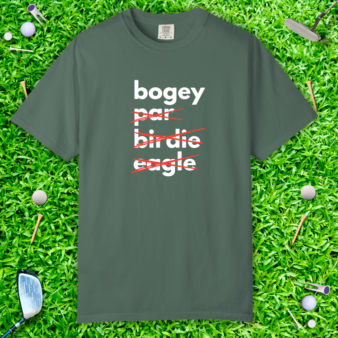 Bogey Par Birdie Eagle T-Shirt — Golf Design