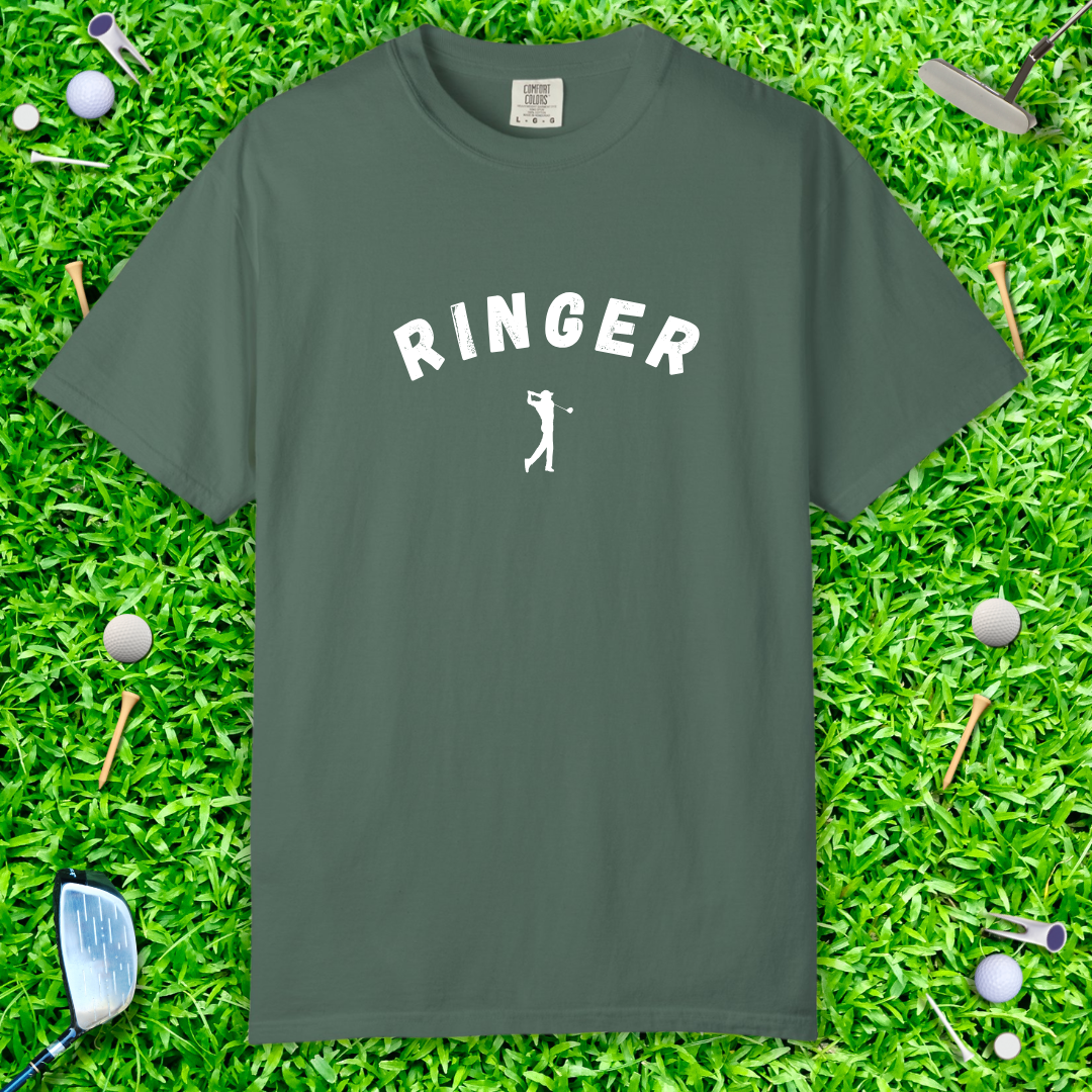 Ringer Golf T-Shirt — Vintage Golfer Graphic Tee