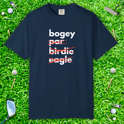 Bogey Par Birdie Eagle T-Shirt — Golf Design