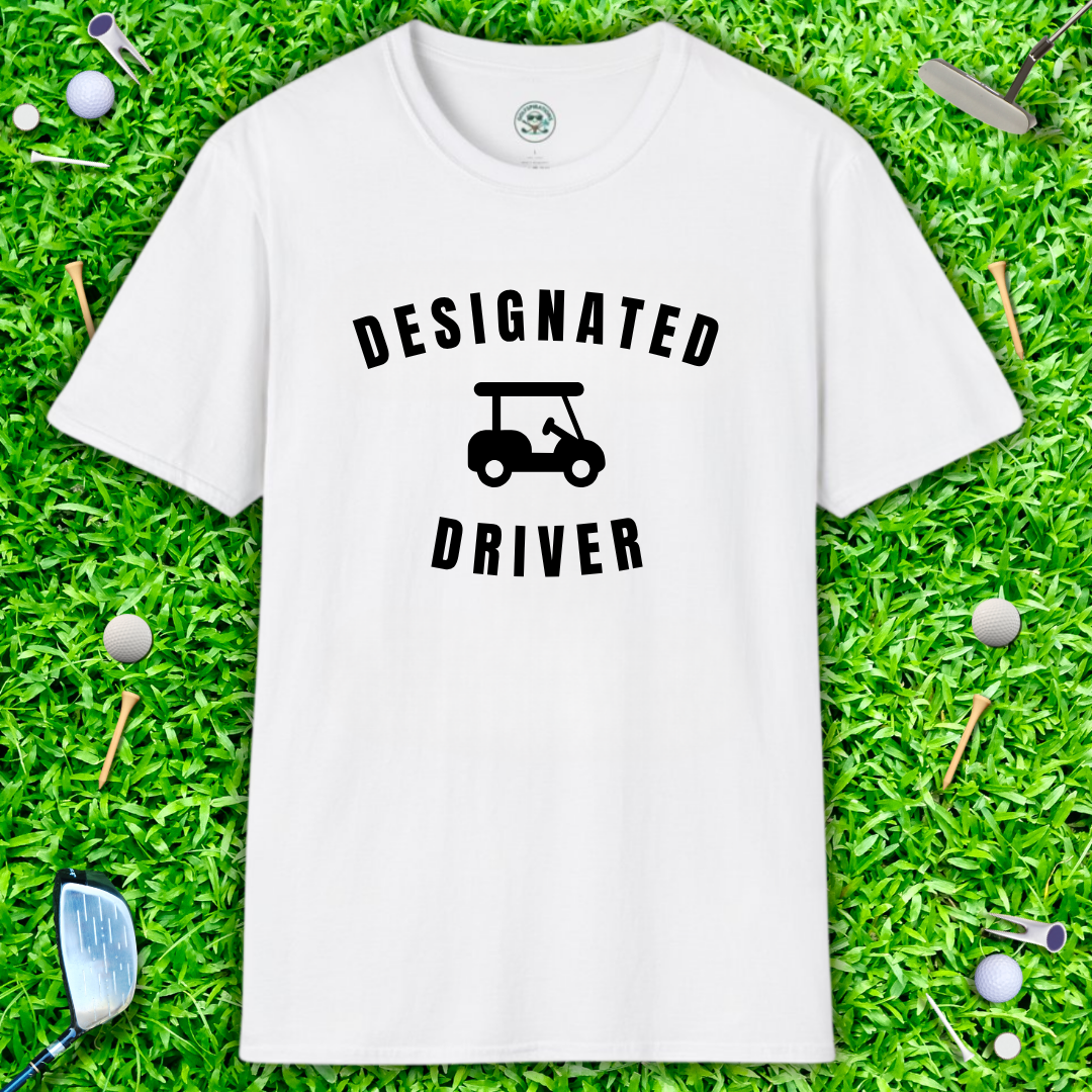Designated Driver T-Shirt — Funny Golf Cart Design