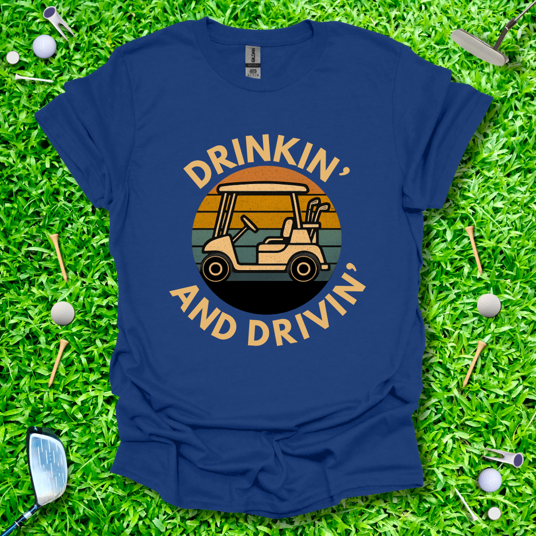 Drikin' And Drivin' - Retro T-Shirt