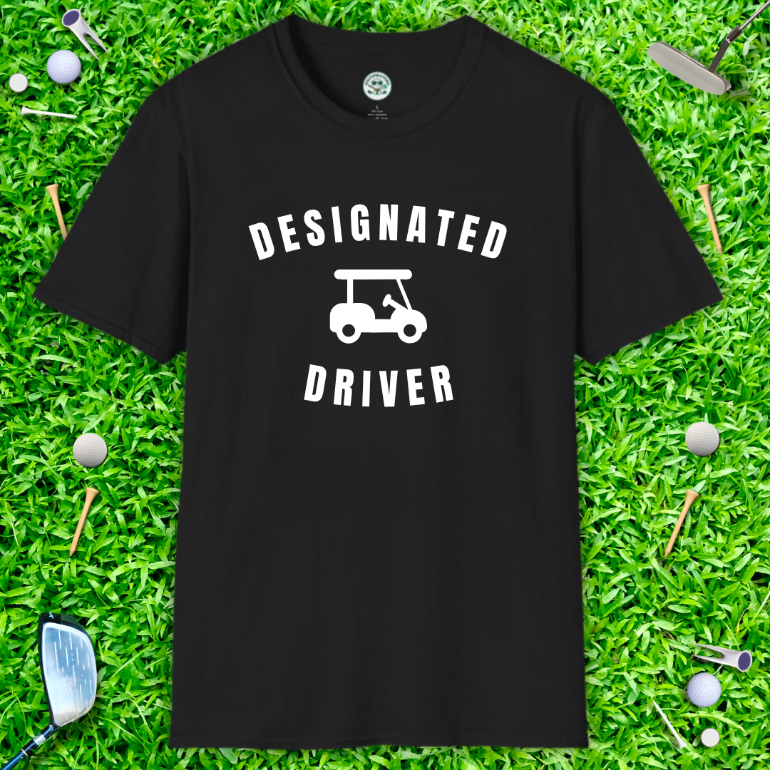 Designated Driver T-Shirt — Funny Golf Cart Design