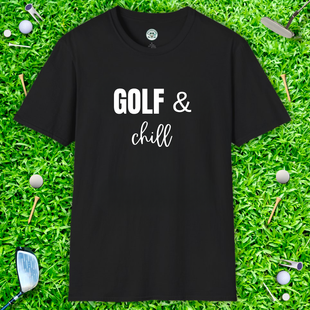 Golf & Chill T‑Shirt — Casual Golf Shirt for Men & Women