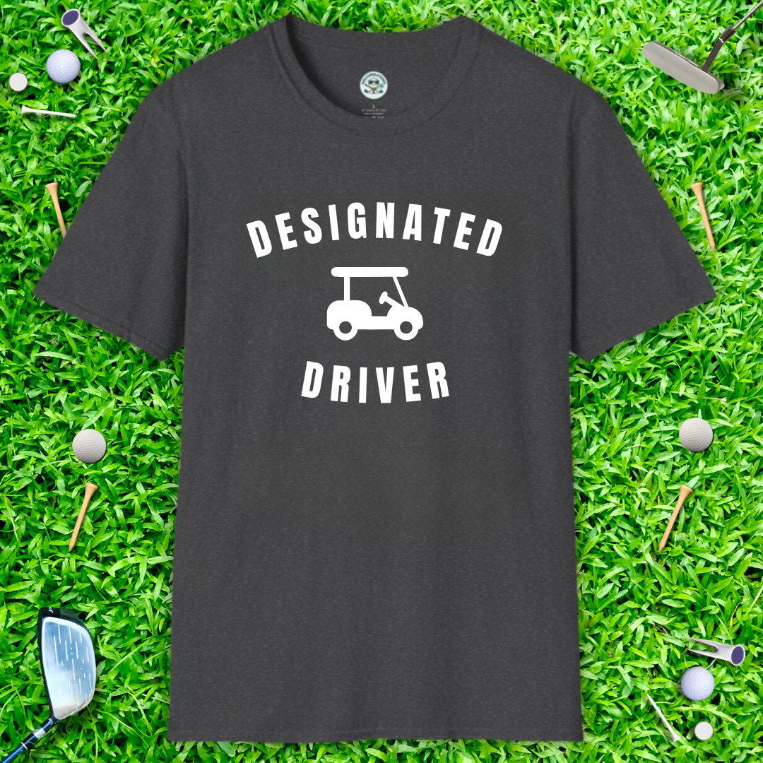 Designated Driver T-Shirt — Funny Golf Cart Design