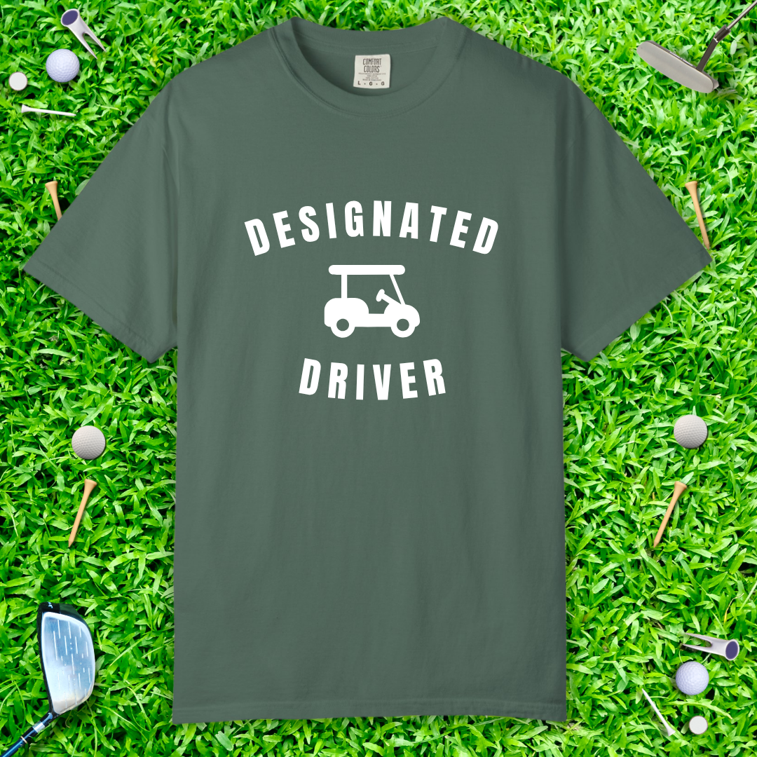 Designated Driver T-Shirt — Funny Golf Cart Design