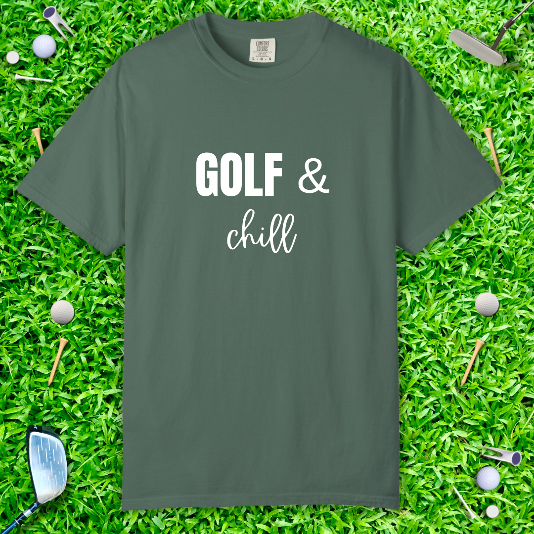 Golf & Chill T‑Shirt — Casual Golf Shirt for Men & Women