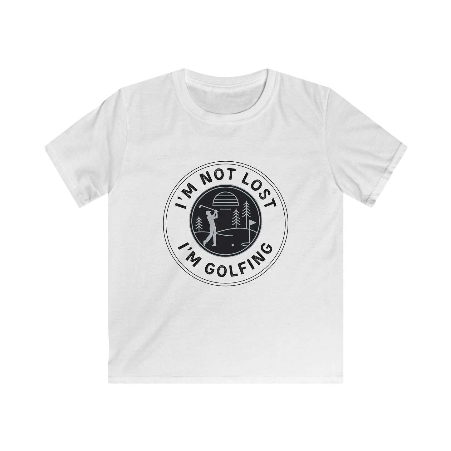 I'm Not Lost, I'm Golfing Kids Tee — Golf Lover Shirt for Kids
