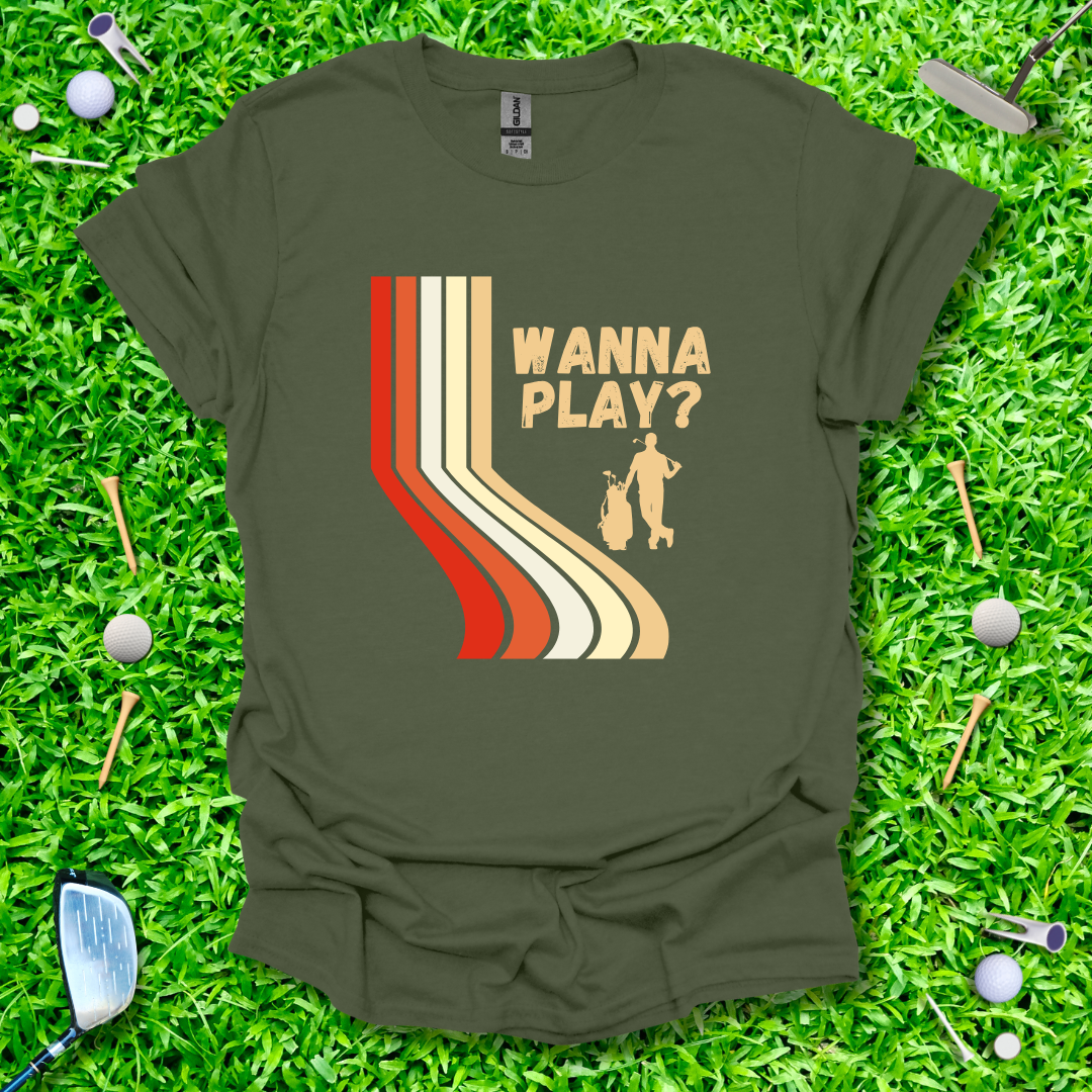 Wanna Play? Retro T-Shirt
