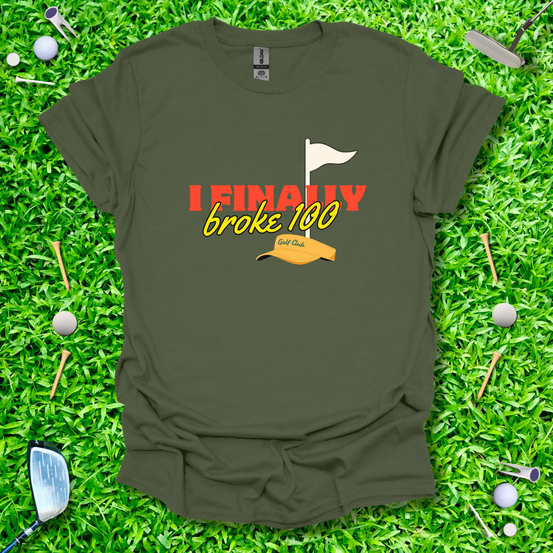 I Finally Broke 100 Retro T-Shirt