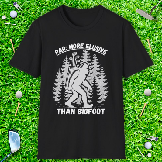 Par More Elusive Than Bigfoot Graphic Tee — Golf T-Shirt