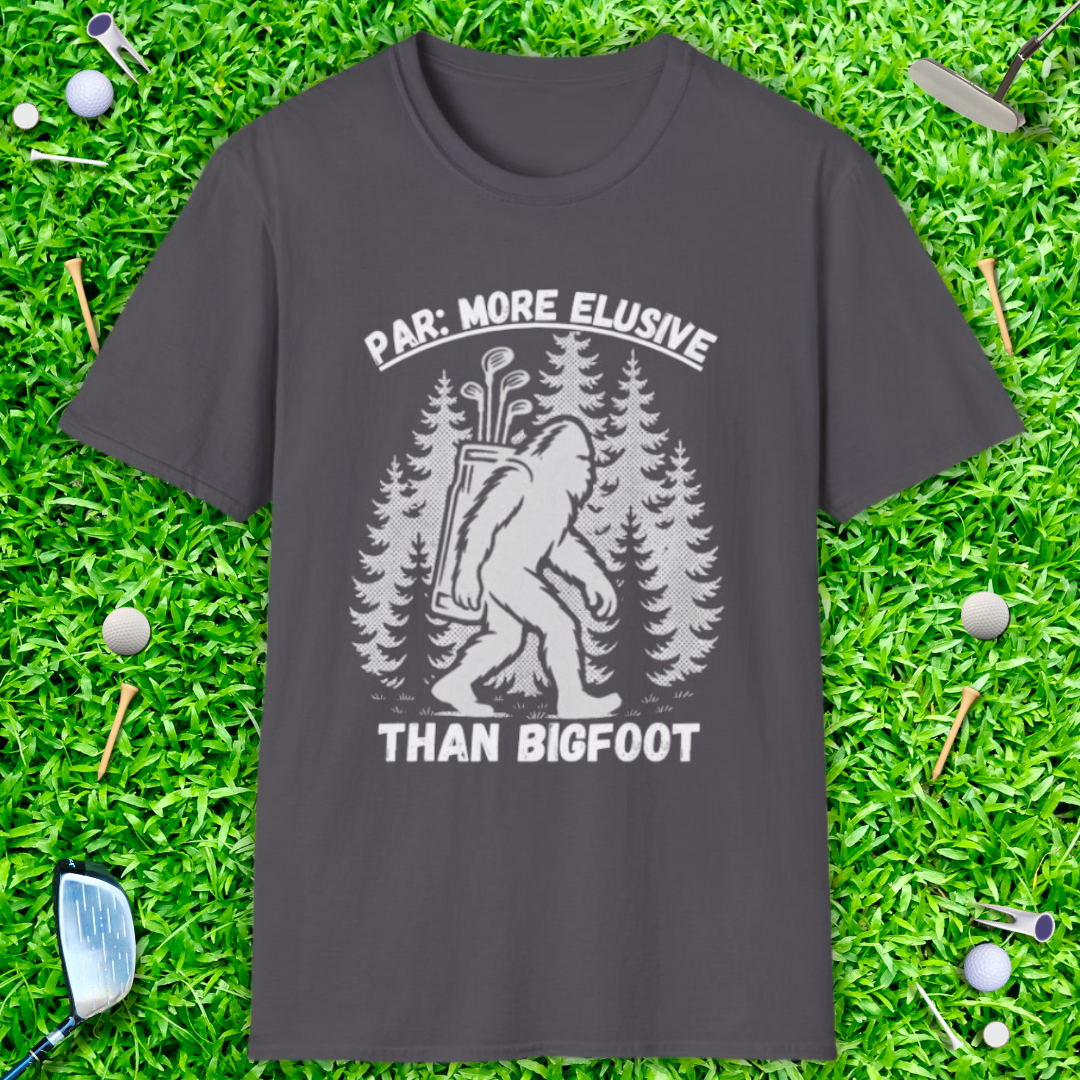 Par More Elusive Than Bigfoot Graphic Tee — Golf T-Shirt