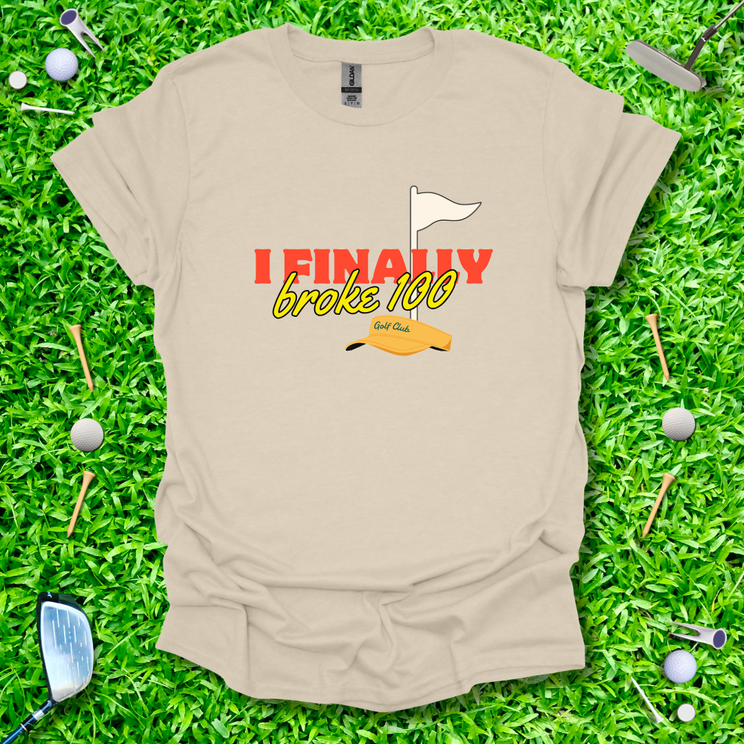 I Finally Broke 100 Retro T-Shirt
