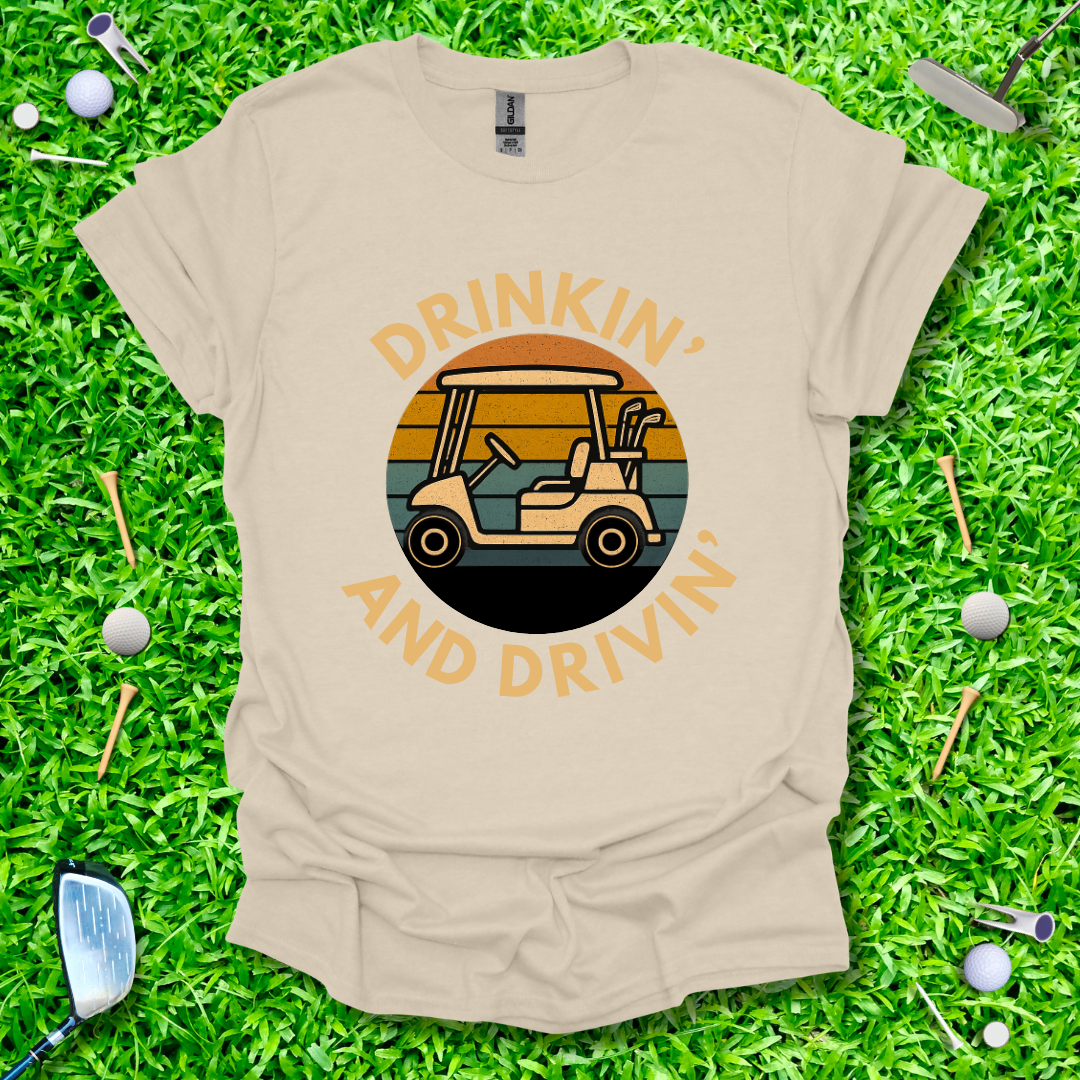 Drikin' And Drivin' - Retro T-Shirt