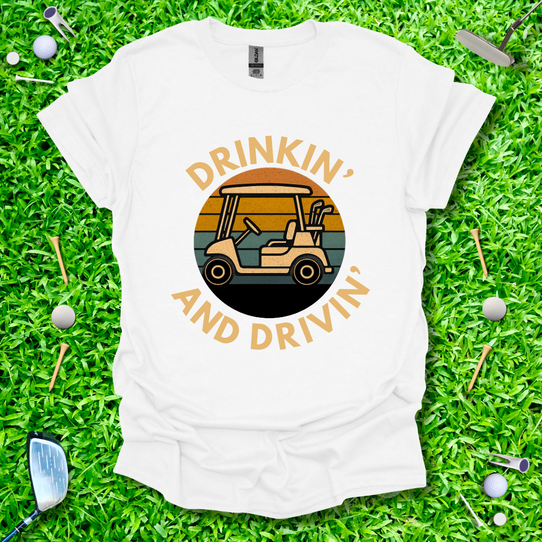 Drikin' And Drivin' - Retro T-Shirt