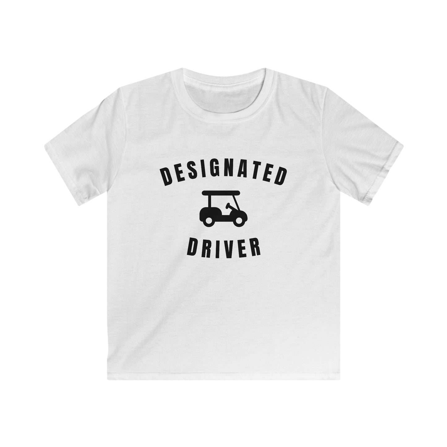 Designated Driver Kids Tee — Funny Golf Cart Shirt for Kids