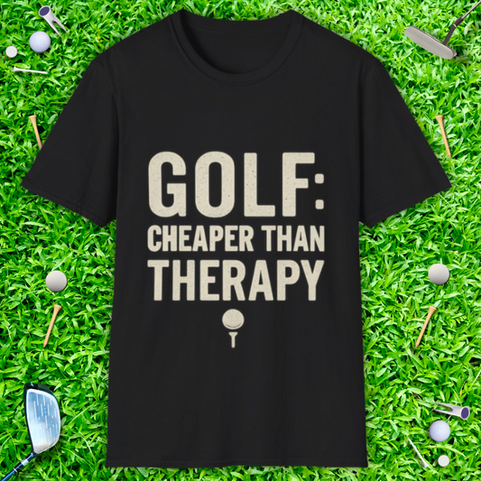 Golf: Cheaper Than Therapy - T-Shirt